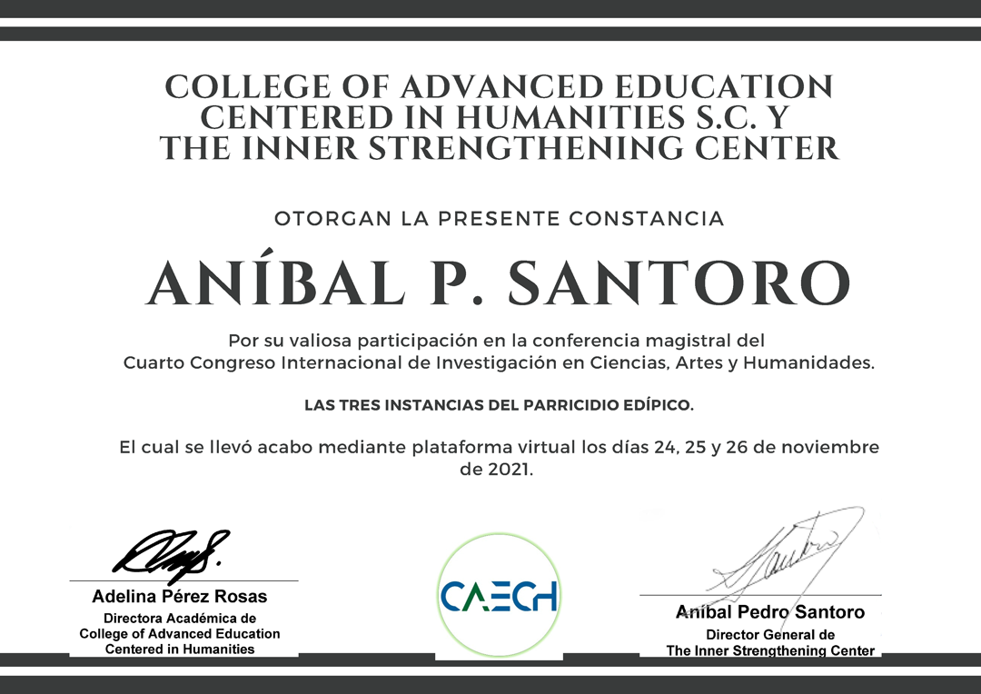 Dr. Aníbal P Santoro - Cuarto Congreso CAECH